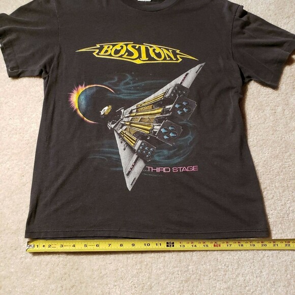 Vintage 1987 Boston Concert T Shirt - 1987 Tour - Buffalo, NY Single Stitch - Picture 7 of 9